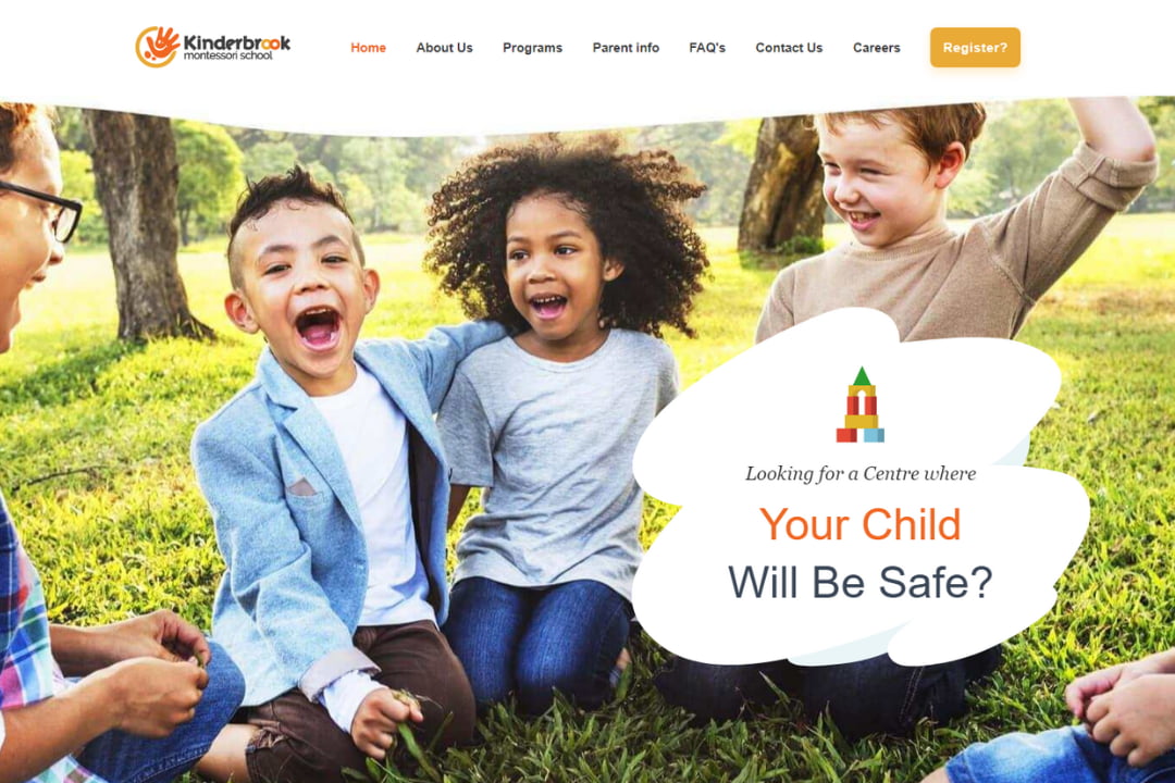 Kinderbrook Montessori School - Website and Social Media Services Toronto